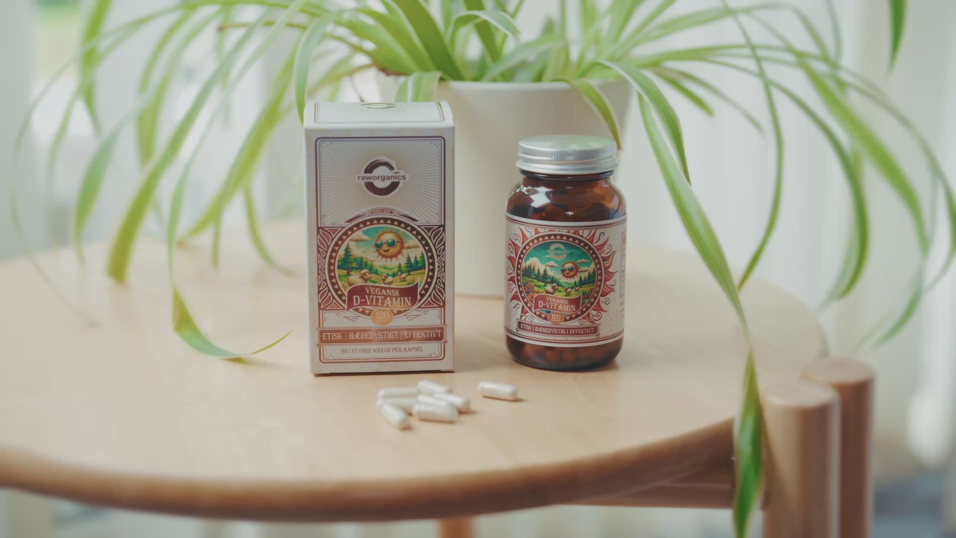 Vegansk D-vitamin fra Raw Organics