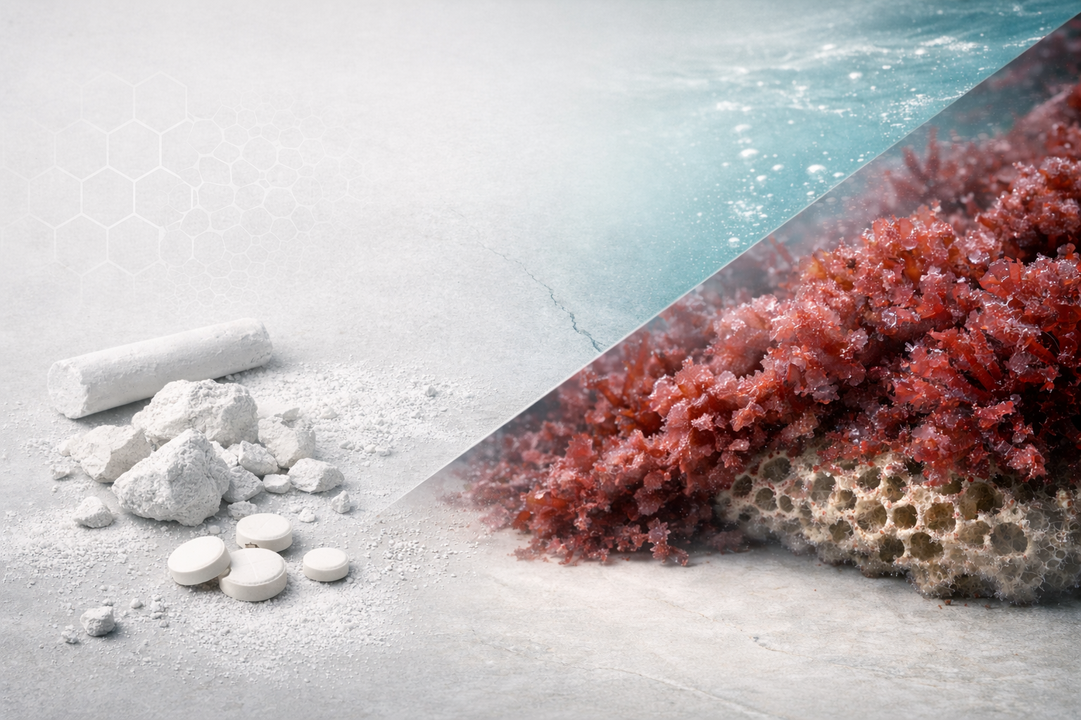 Vidste du, at de fleste kalkpiller er lavet af knuste sten? Her er den plantebaserede løsning.