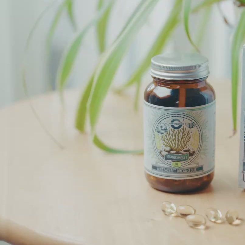 Vegansk Omega 3 fra Raw Organics