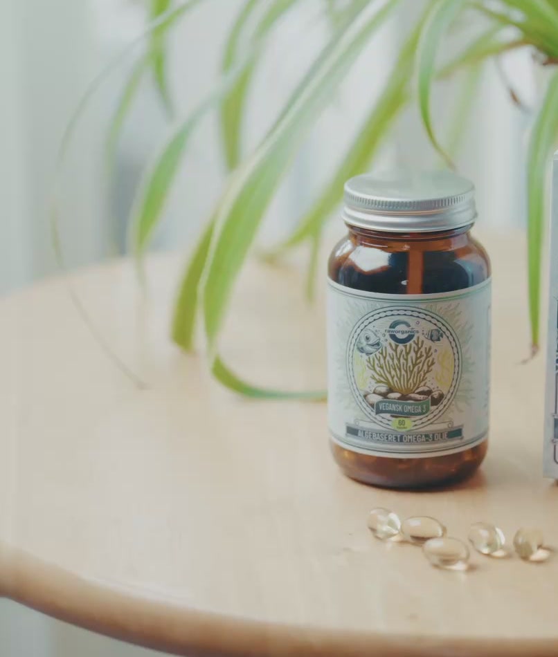 Vegansk Omega 3 fra Raw Organics