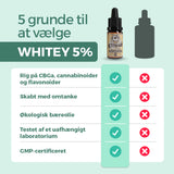 6 x Den Hvide 5 % (CBGa olie)