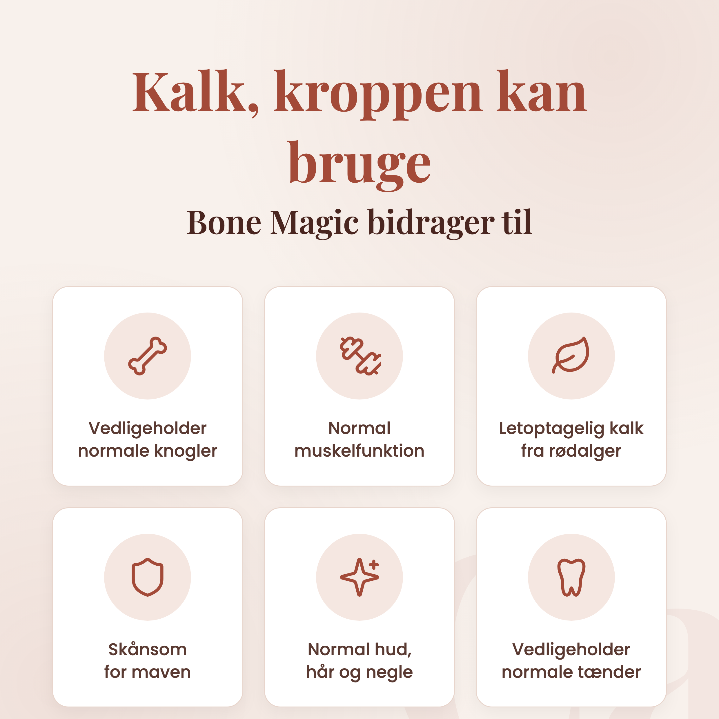 Bone Magic – fordele