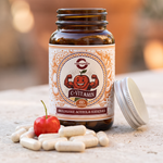 C-vitamin fra acerola – kapsler og glas