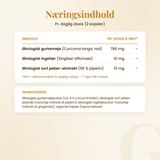 Guru Ji's Gurkemeje – næringsindhold pr. daglig dosis