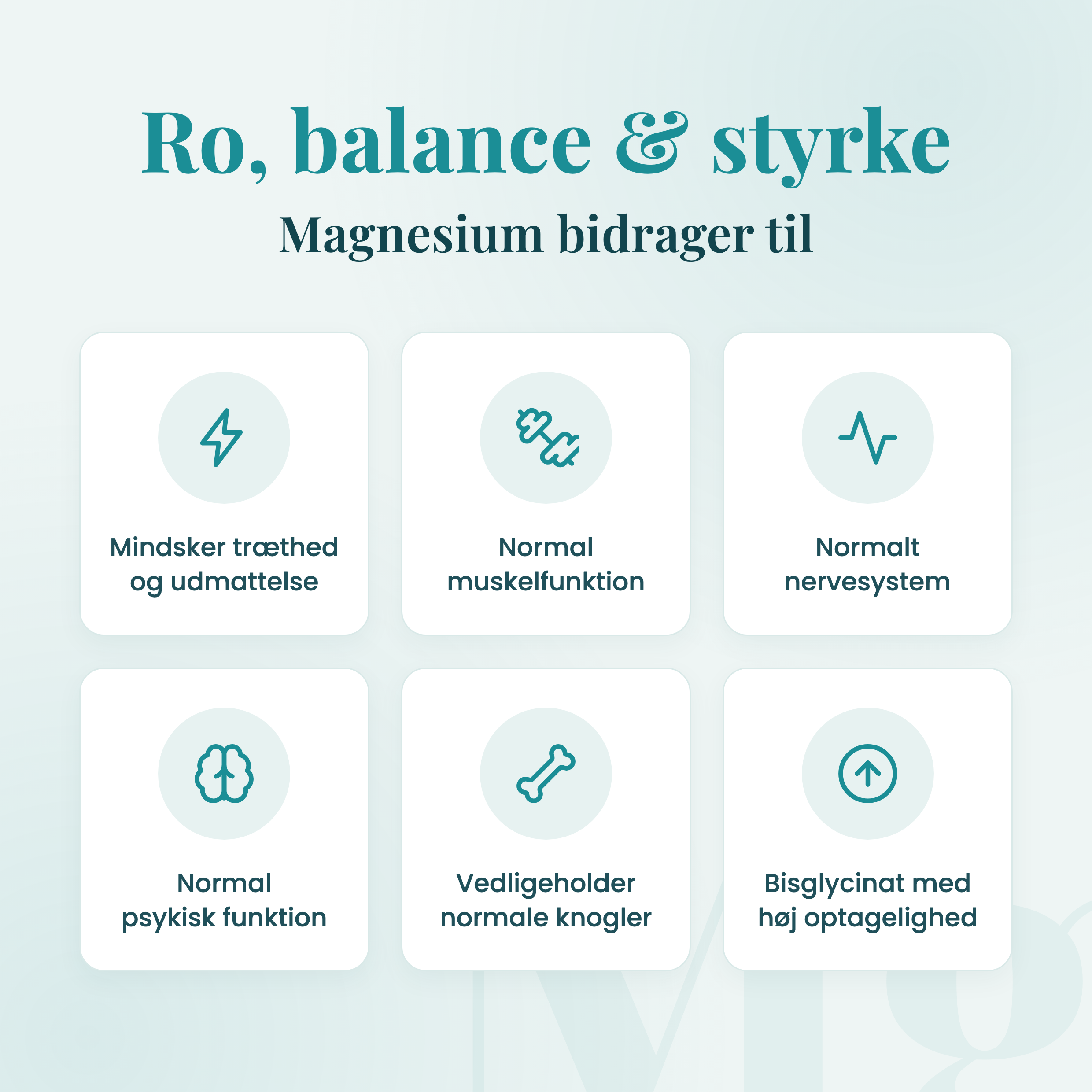 Magnesium glycinat – fordele