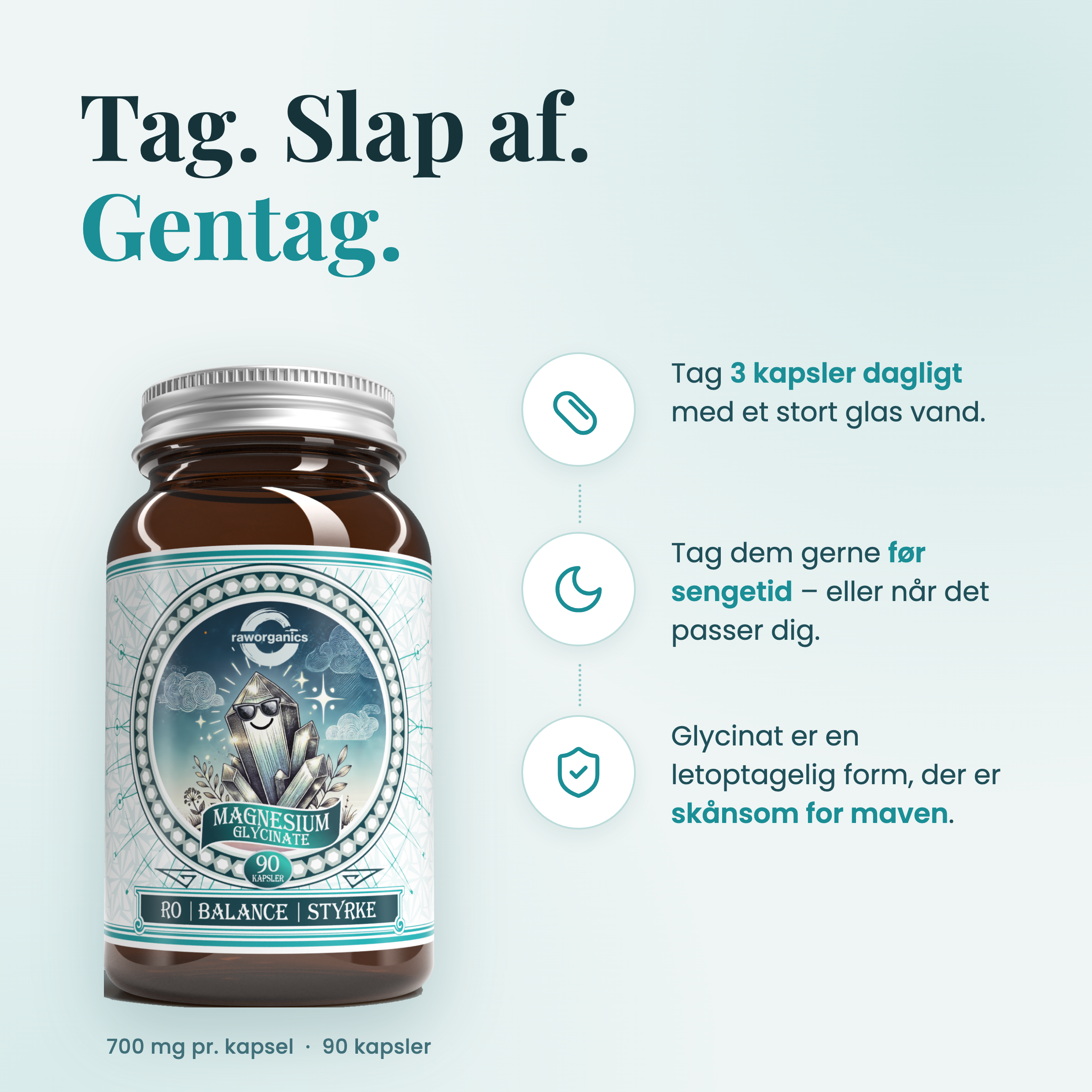 Magnesium glycinat – sådan bruger du produktet