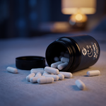 Zzz kapsler med CBD og melatonin – kapsler og glas
