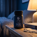Zzz kapsler med CBD og melatonin – produktbillede i naturlige omgivelser