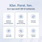 Zzz kapsler med CBD og melatonin – fordele