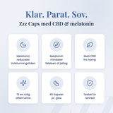 Zzz kapsler med CBD og melatonin – fordele