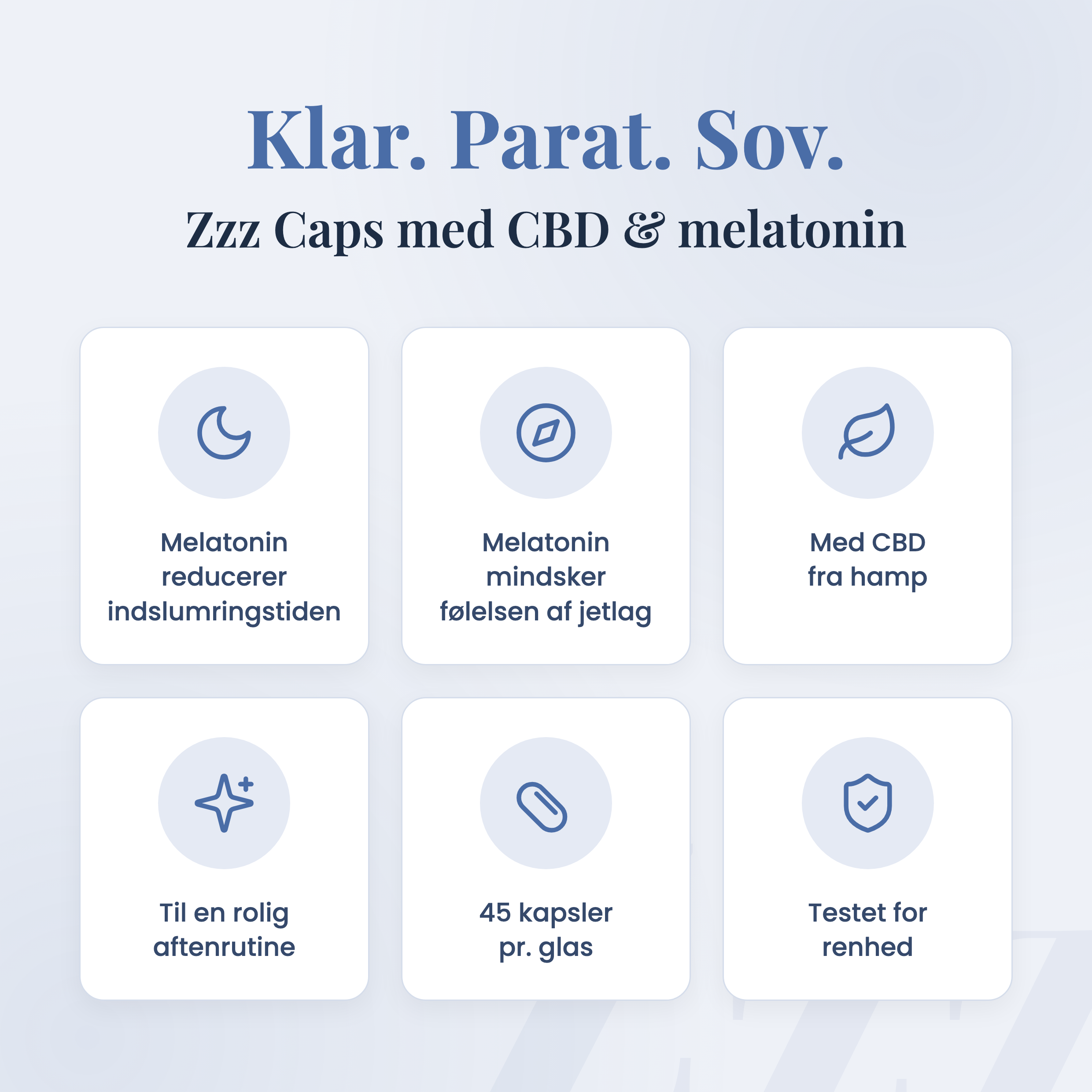 Zzz kapsler med CBD og melatonin – fordele