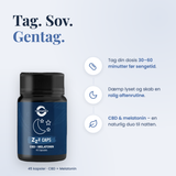 Zzz kapsler med CBD og melatonin – sådan bruger du produktet